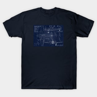 Yak7 M82 Blueprint T-Shirt